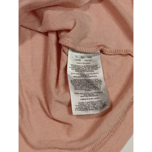 Womens Columbia Printed Tank Blouse Hiking Camping Fishing Outdoors Peach Pink - Picture 5 of 7